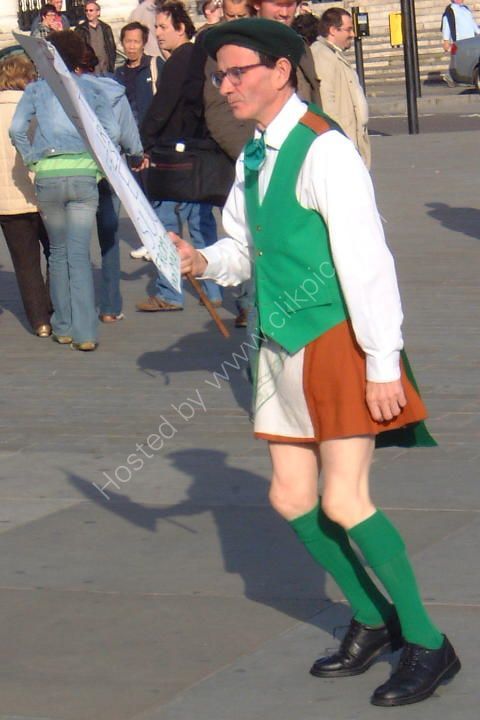 Protestor, Trafalgar Square, London